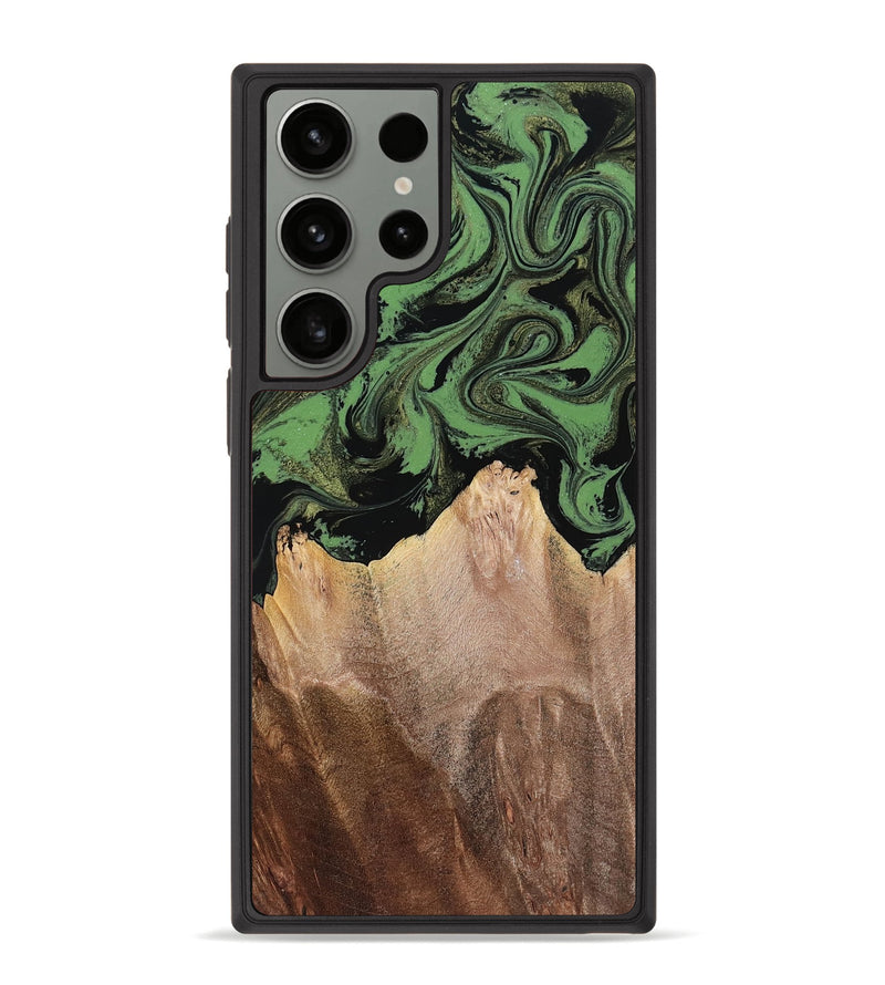 Galaxy S23 Ultra Wood Phone Case - Harve (Green, 764970)