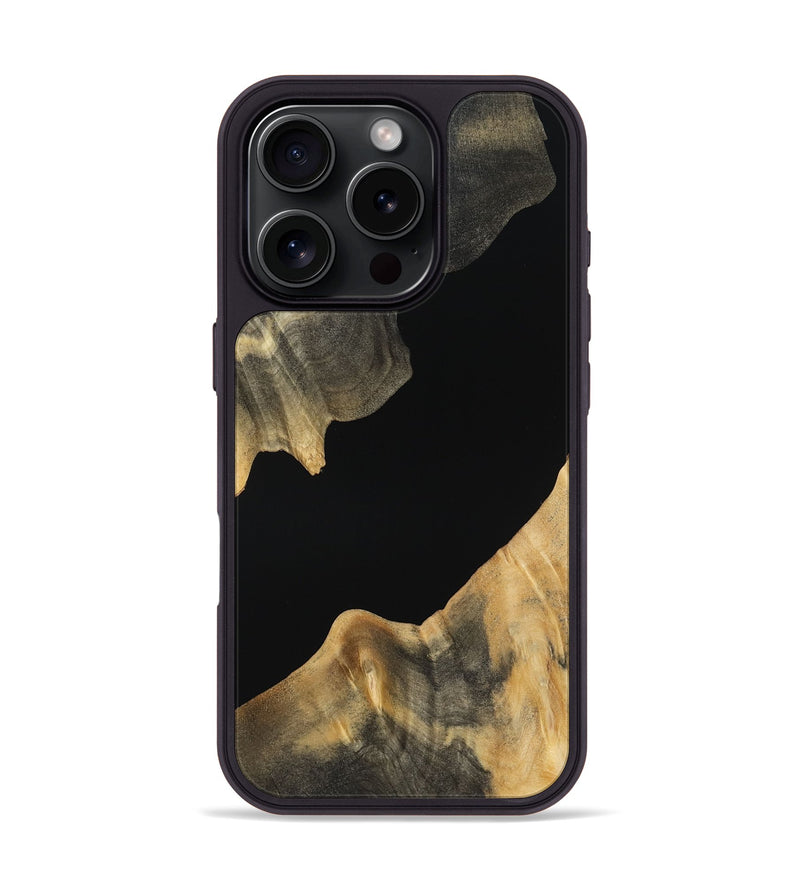 iPhone 16 Pro Wood Phone Case - Lisha (Wood Burl, 764978)