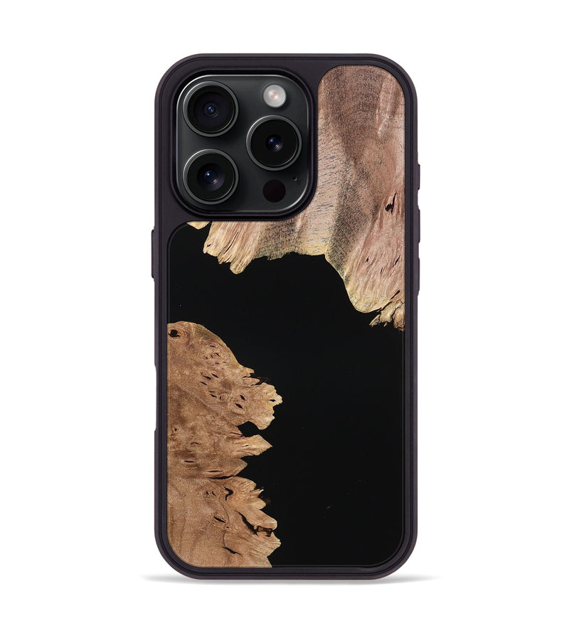 iPhone 16 Pro Wood Phone Case - Kai (Wood Burl, 764993)