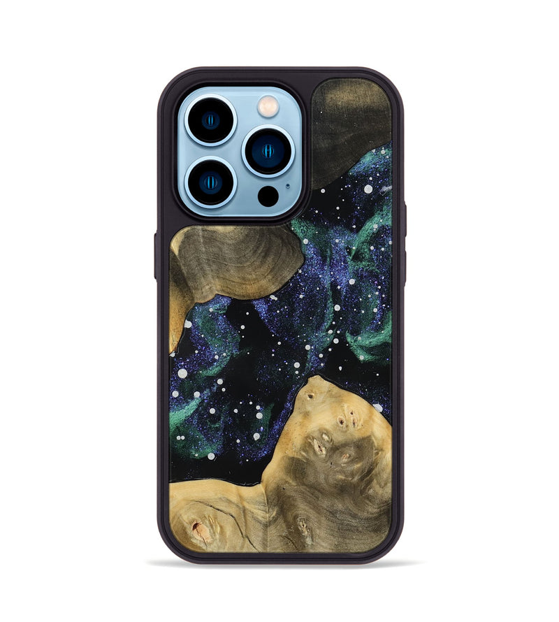 iPhone 14 Pro Wood Phone Case - Starla (Cosmos, 765189)