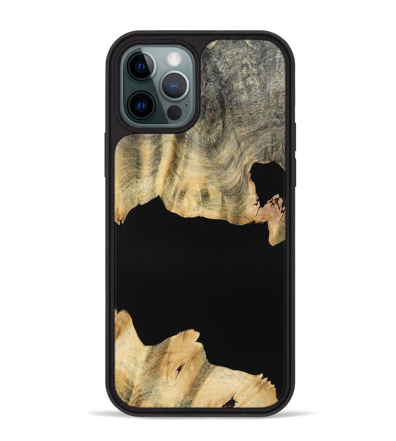 iPhone 12 Pro Max Wood Phone Case - Robbin (Wood Burl, 765334)