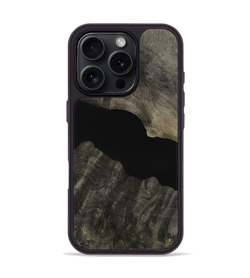 iPhone 16 Pro Wood Phone Case - Alyse (Wood Burl, 765336)