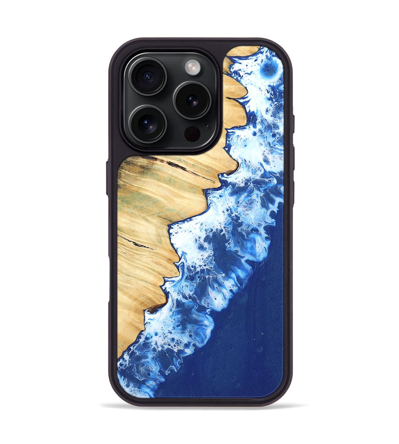 iPhone 16 Pro Wood Phone Case - Everly (Coastal, 765408)