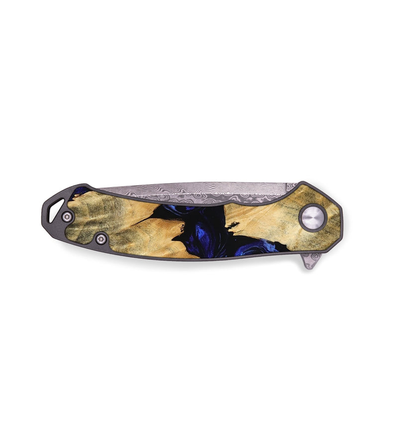 EDC Wood Pocket Knife - Dewayne (Blue, 765519)