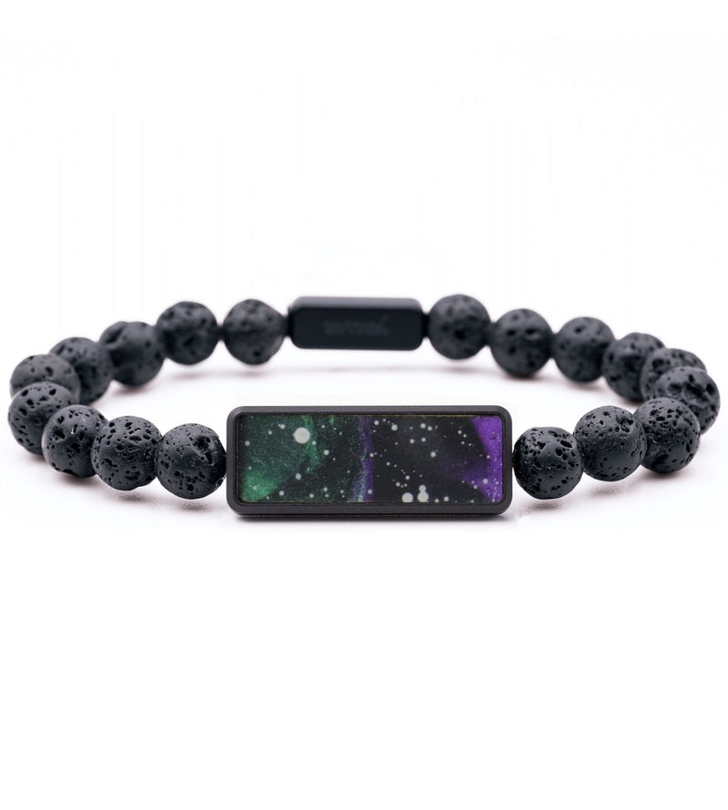 Lava Bead ResinArt Bracelet - Cathleen (Cosmos, 765688)