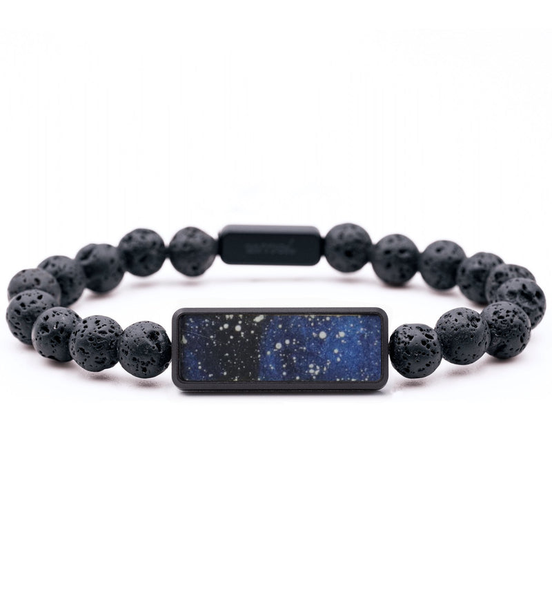 Lava Bead ResinArt Bracelet - Herbert (Cosmos, 765714)