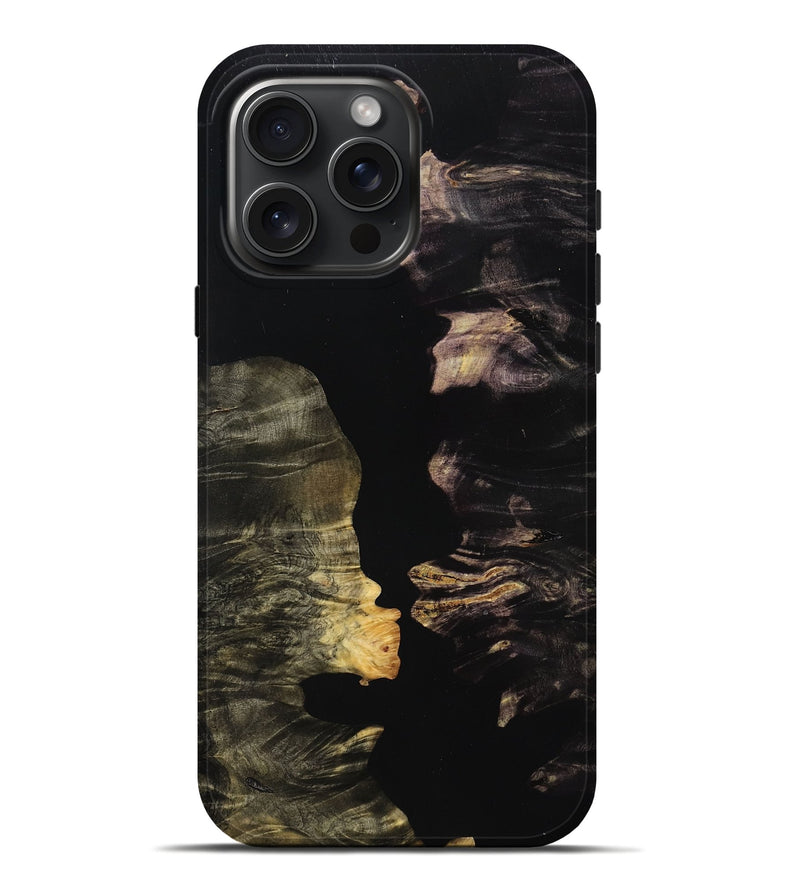 iPhone 16 Pro Max Wood Live Edge Phone Case - Gauge (Wood Burl, 765730)