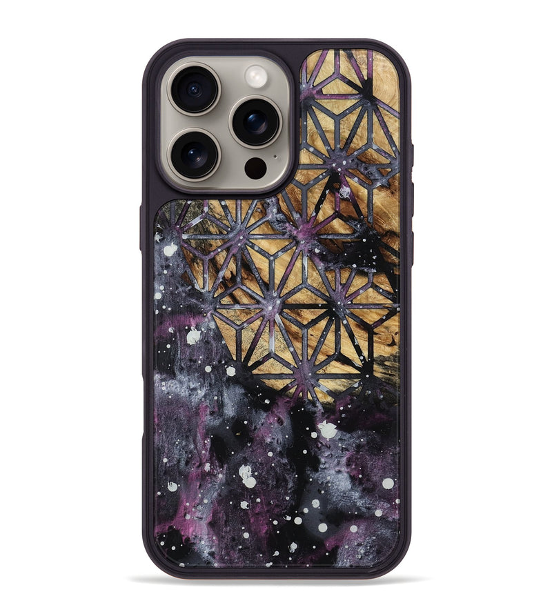 iPhone 16 Pro Max Wood Phone Case - Izan (Cosmos, 765766)