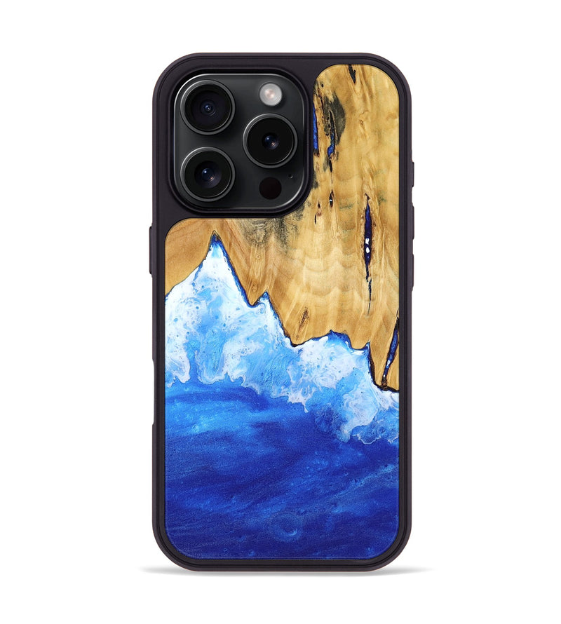 iPhone 16 Pro Wood Phone Case - Celeste (Coastal, 765955)