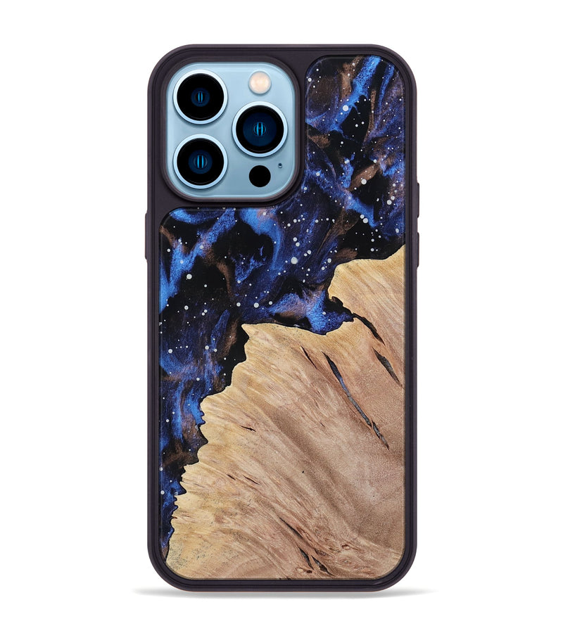 iPhone 14 Pro Max Wood Phone Case - Yair (Cosmos, 765990)