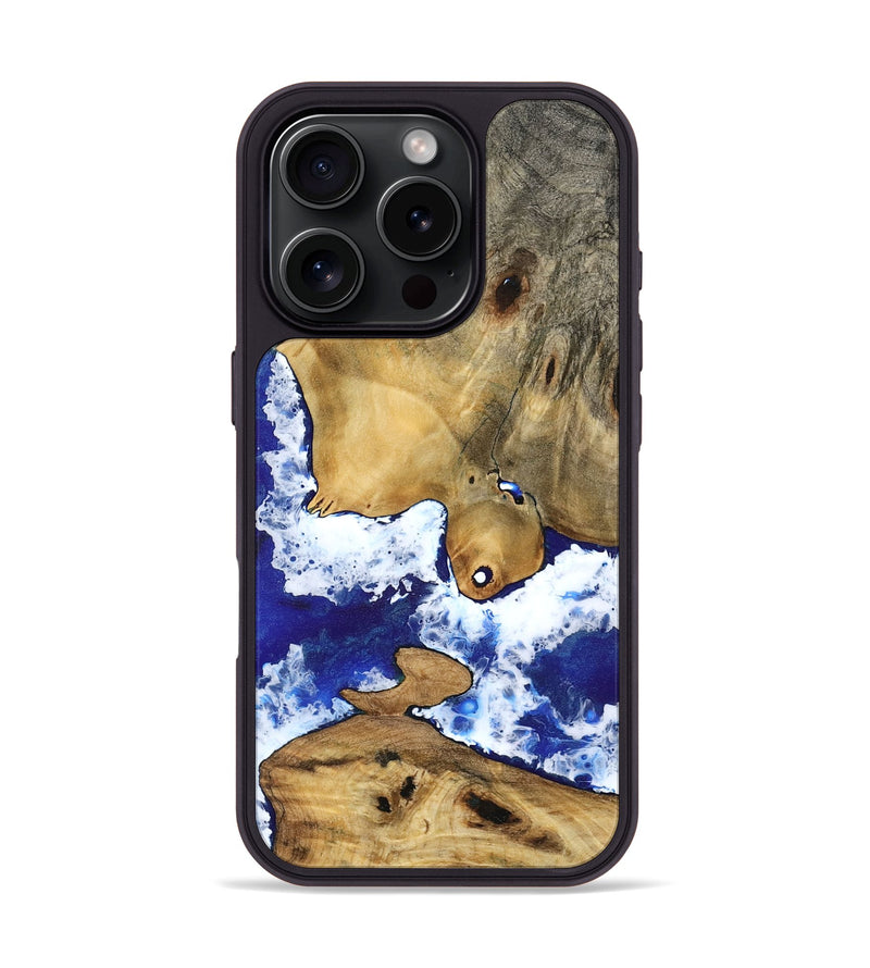iPhone 16 Pro Wood Phone Case - Kelley (Coastal, 766048)