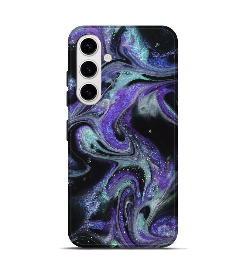 Galaxy S25 ResinArt Live Edge Phone Case - Ayana (Purple, 766136)