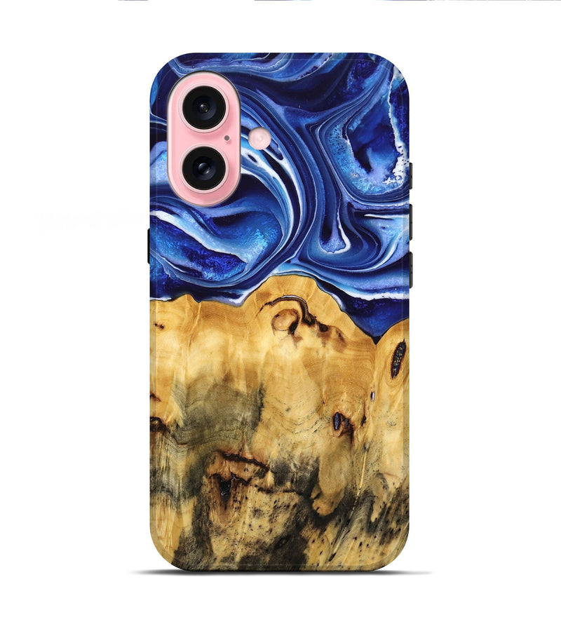 iPhone 16 Wood Live Edge Phone Case - Sarahi (The Lab, 766139)