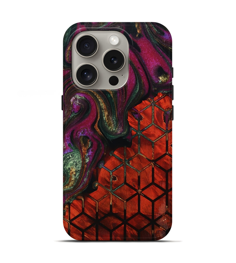 iPhone 16 Pro Wood Live Edge Phone Case - Oma (Pattern, 766152)