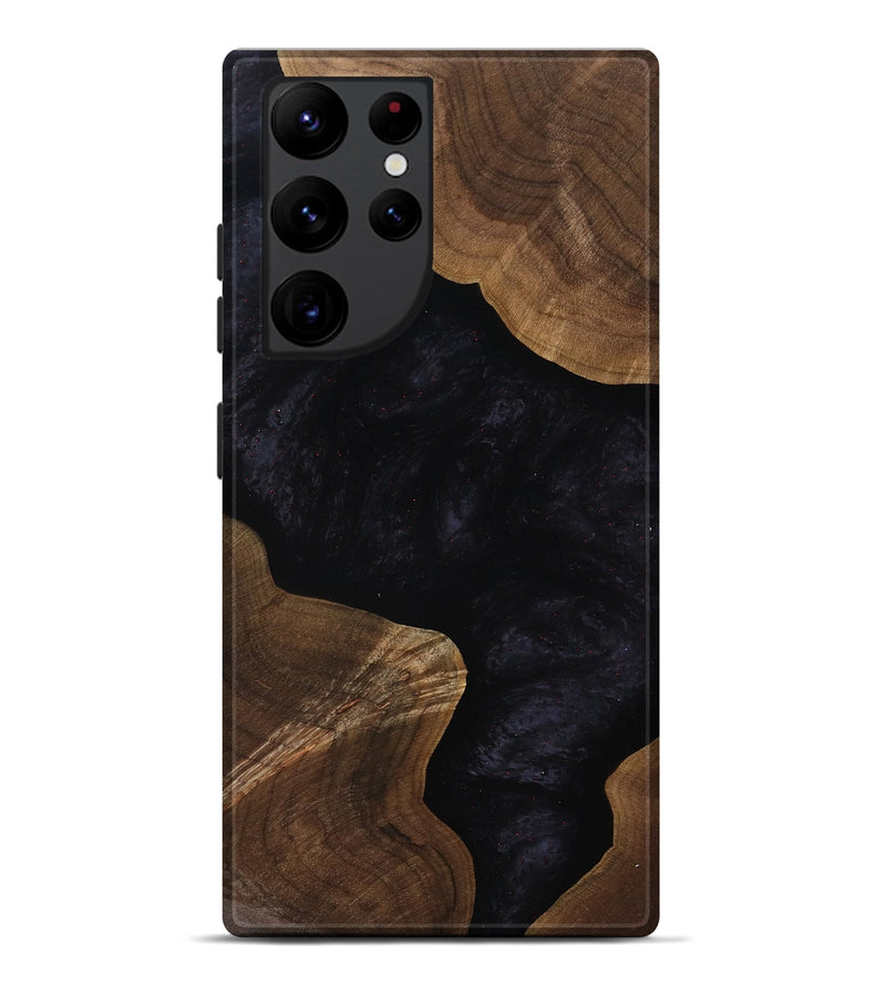 Galaxy S22 Ultra Wood Live Edge Phone Case - Mandi (Wood Burl, 766189)