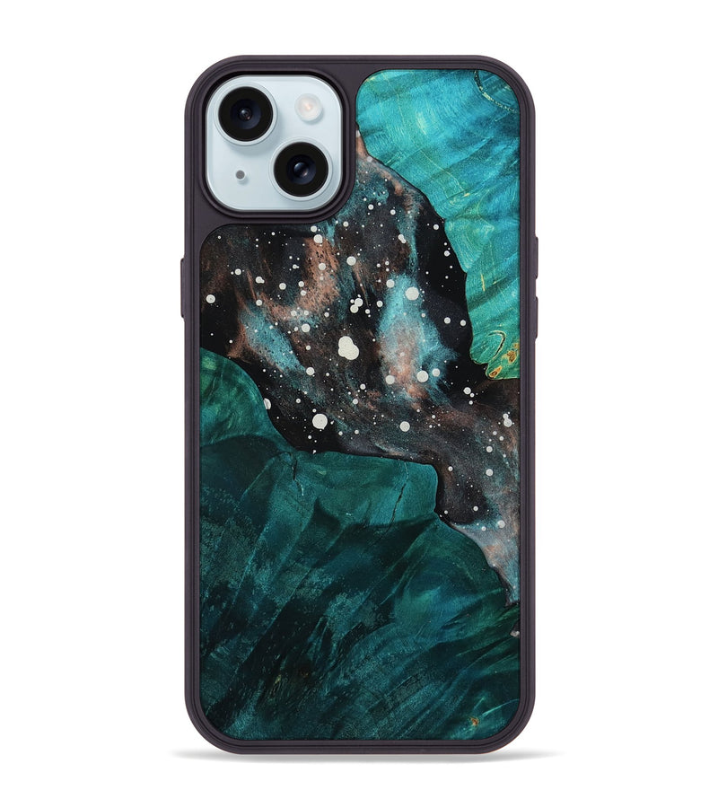 iPhone 15 Plus Wood Phone Case - Yasmin (Cosmos, 766225)