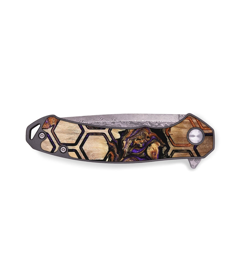 EDC Wood Pocket Knife - Shania (Pattern, 766285)