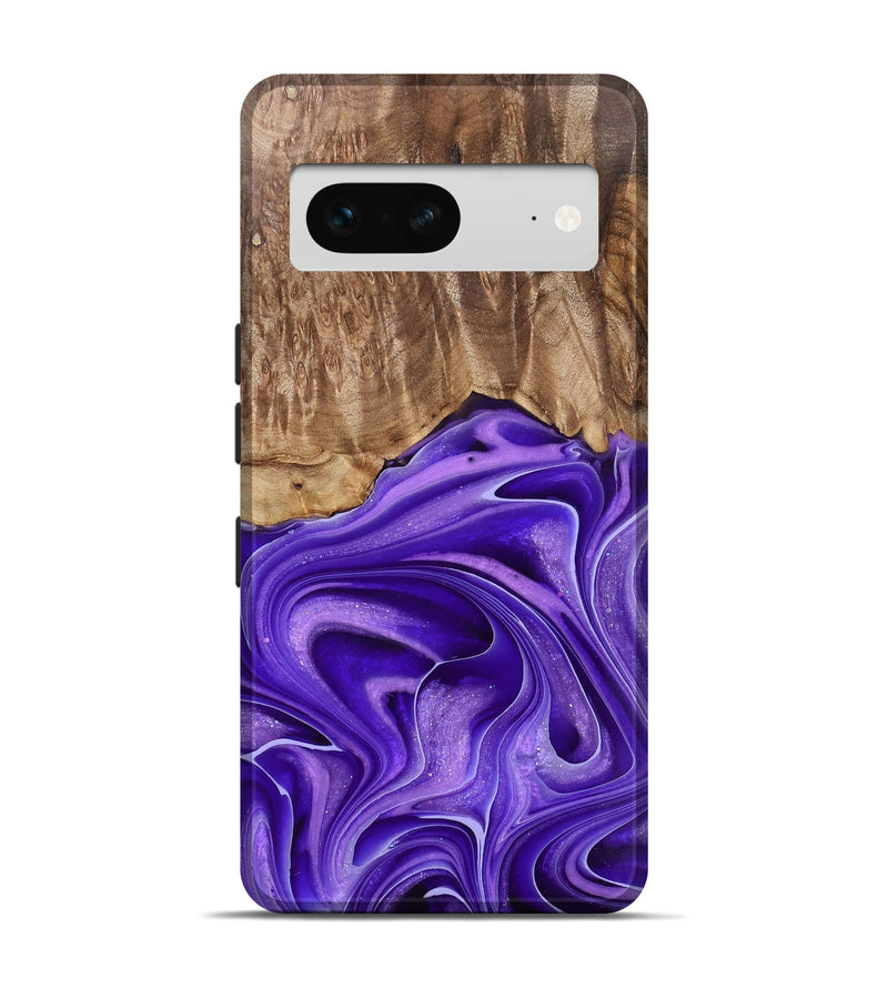 Pixel 7 Wood Live Edge Phone Case - Ami (Purple, 766664)