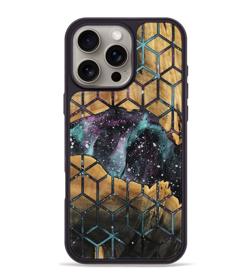 iPhone 16 Pro Max Wood Phone Case - Almon (Cosmos, 766732)