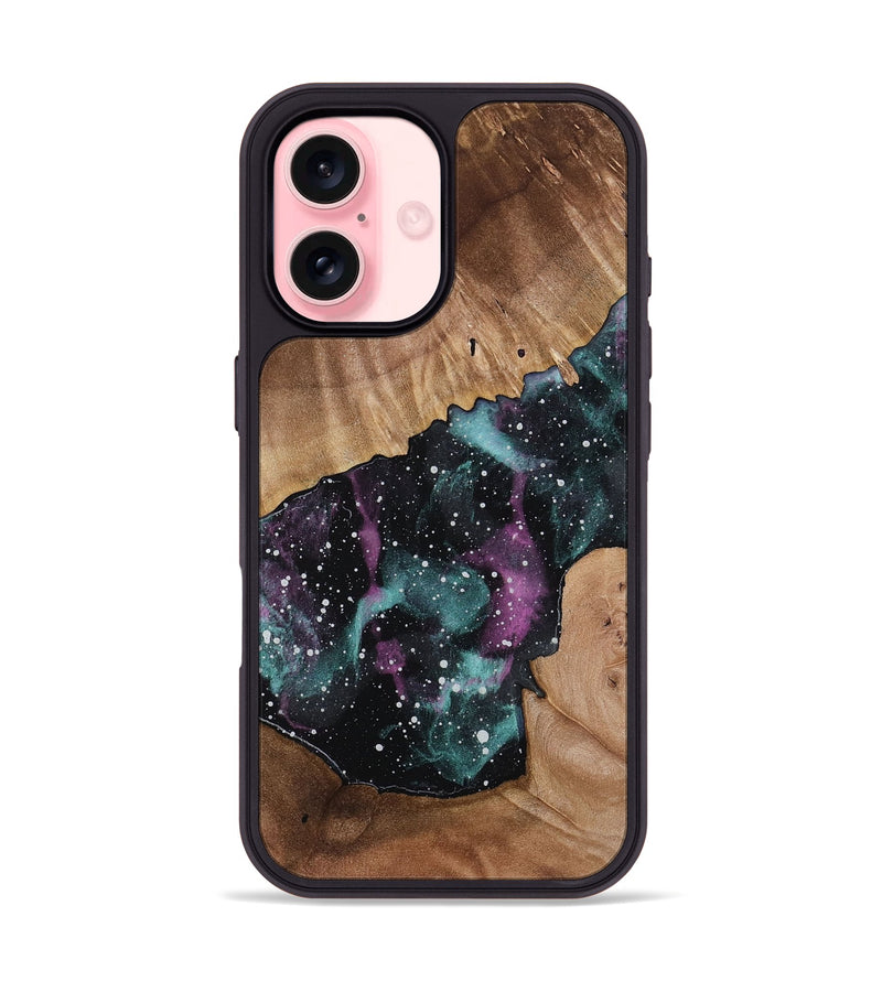iPhone 16 Wood Phone Case - Wilber (Cosmos, 766773)