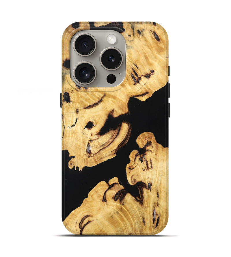 iPhone 16 Pro Wood Live Edge Phone Case - Daxton (Wood Burl, 766799)