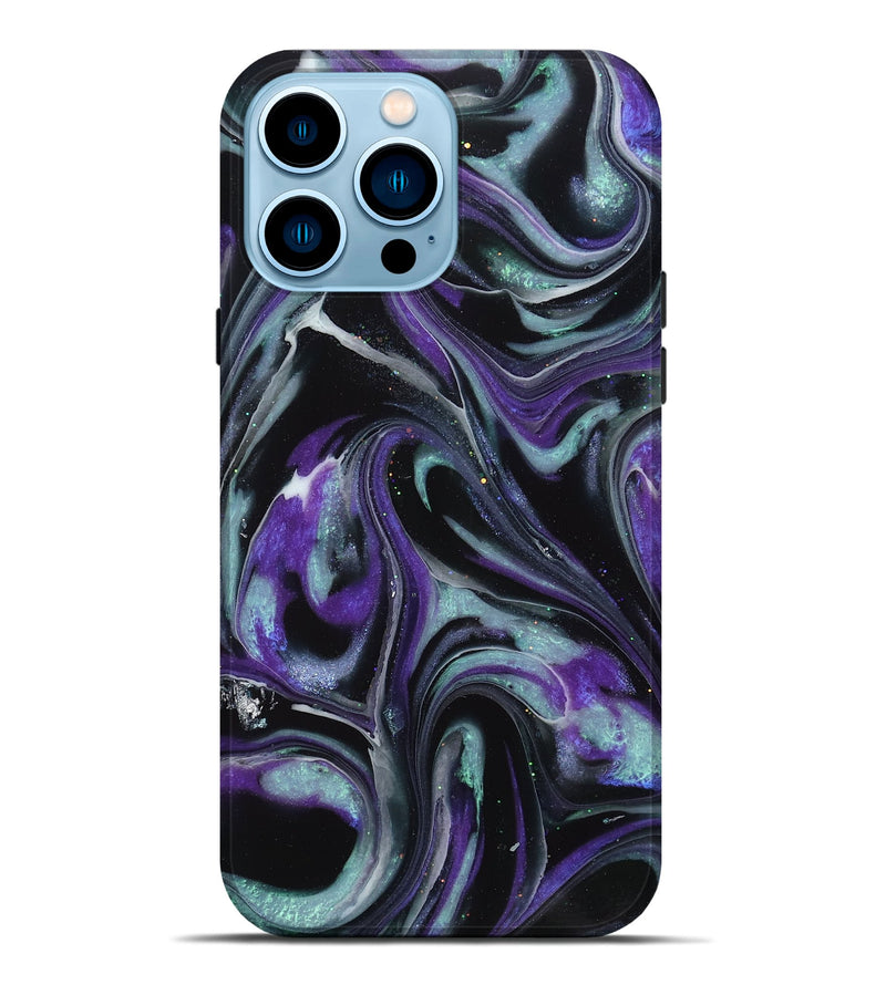 iPhone 14 Pro Max ResinArt Live Edge Phone Case - Sherri (Purple, 766811)