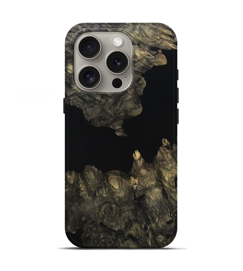 iPhone 16 Pro Wood Live Edge Phone Case - Janette (Wood Burl, 766931)