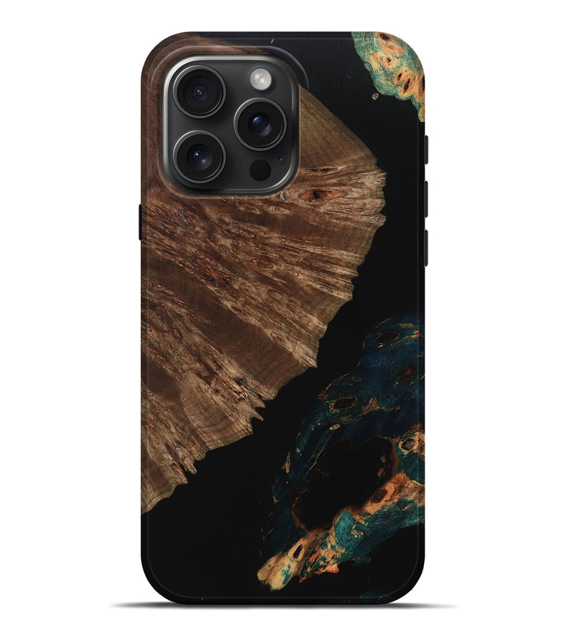 iPhone 16 Pro Max Wood Live Edge Phone Case - Elsa (Wood Burl, 766948)