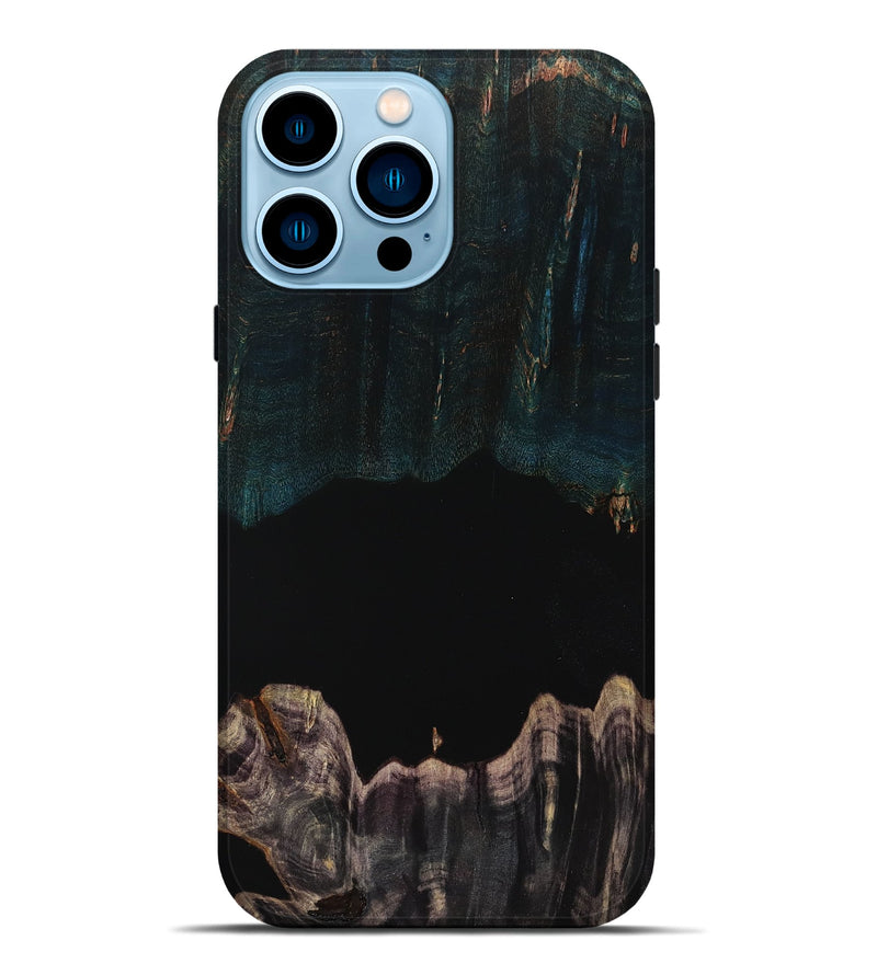 iPhone 14 Pro Max Wood Live Edge Phone Case - Brodie (Wood Burl, 766954)