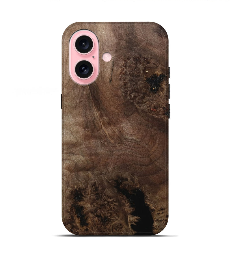 iPhone 16 Wood Live Edge Phone Case - Bailee (Wood Burl, 766955)