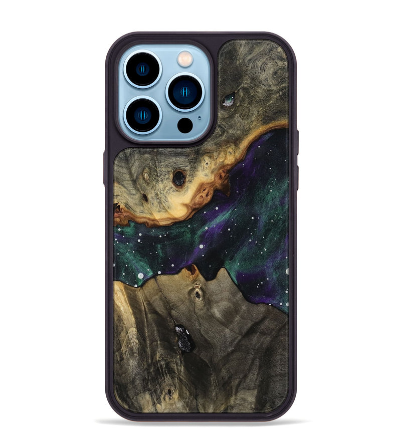 iPhone 14 Pro Max Wood Phone Case - Sim (Cosmos, 767197)