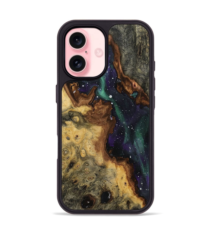 iPhone 16 Wood Phone Case - Krew (Cosmos, 767211)