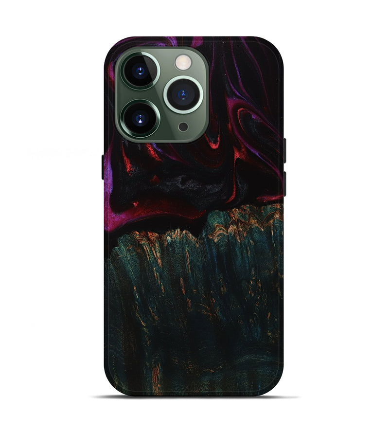 iPhone 13 Pro ResinArt Live Edge Phone Case - Lavar (Red, 767342)