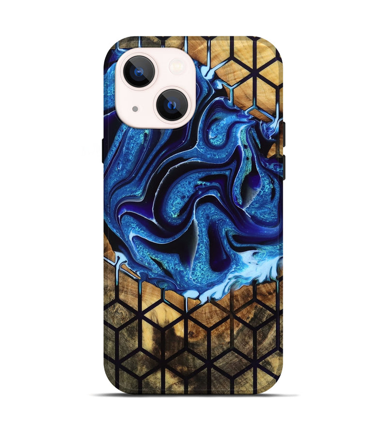 iPhone 14 Wood Live Edge Phone Case - Jeromy (Pattern, 767358)