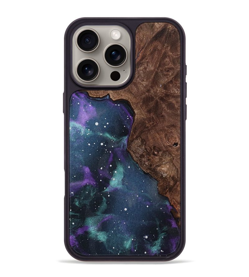 iPhone 16 Pro Max Wood Phone Case - Golden (Cosmos, 767364)