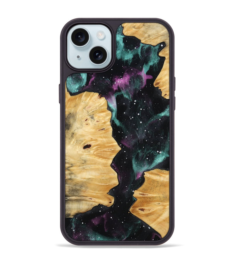 iPhone 15 Plus Wood Phone Case - Amara (Cosmos, 767372)