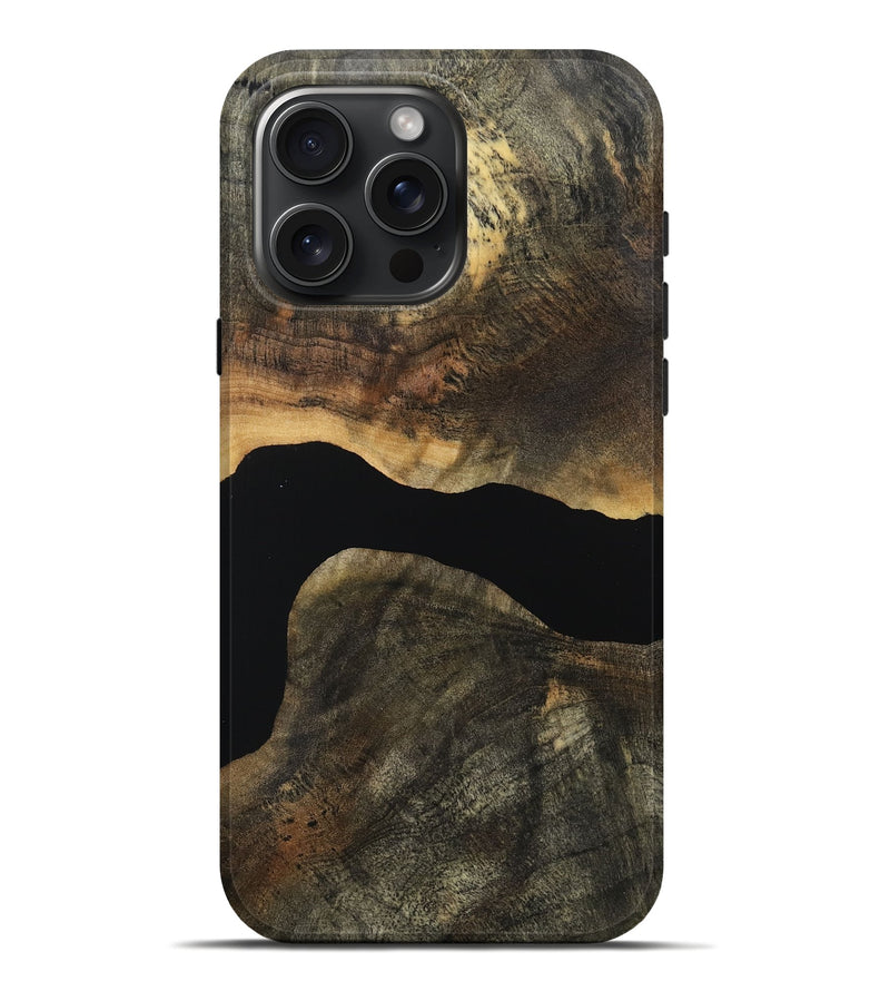 iPhone 16 Pro Max Wood Live Edge Phone Case - Kadin (Wood Burl, 767500)