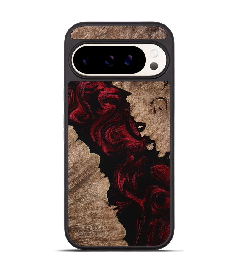 Pixel 9 Wood Phone Case - Erik (Red, 767557)