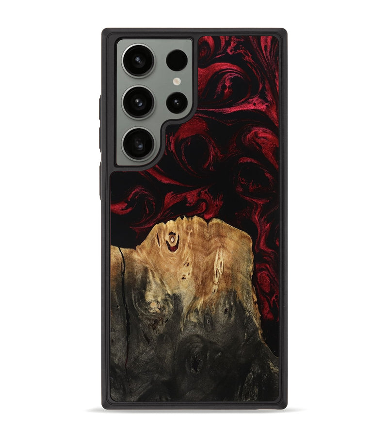 Galaxy S23 Ultra Wood Phone Case - Starla (Red, 767568)