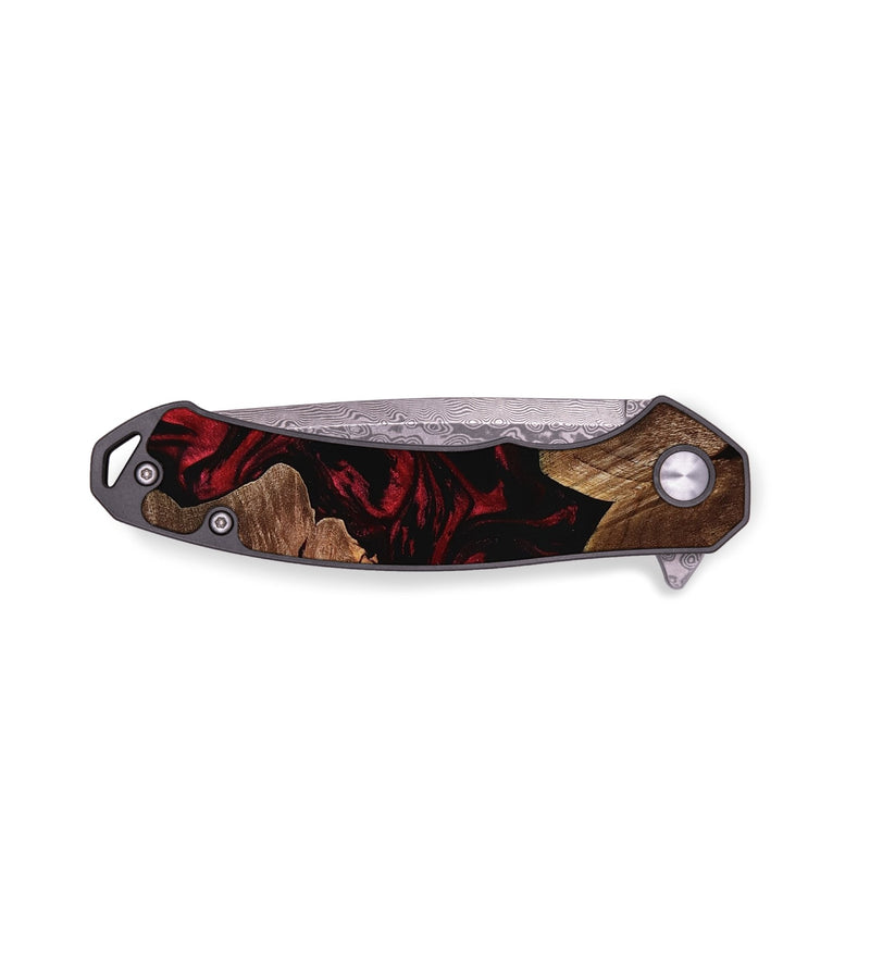 EDC Wood Pocket Knife - Brandan (Red, 767579)