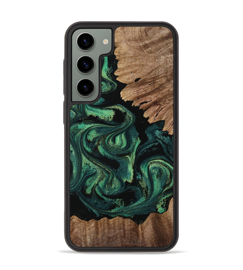 Galaxy S23 Plus Wood Phone Case - Nataly (Green, 767669)