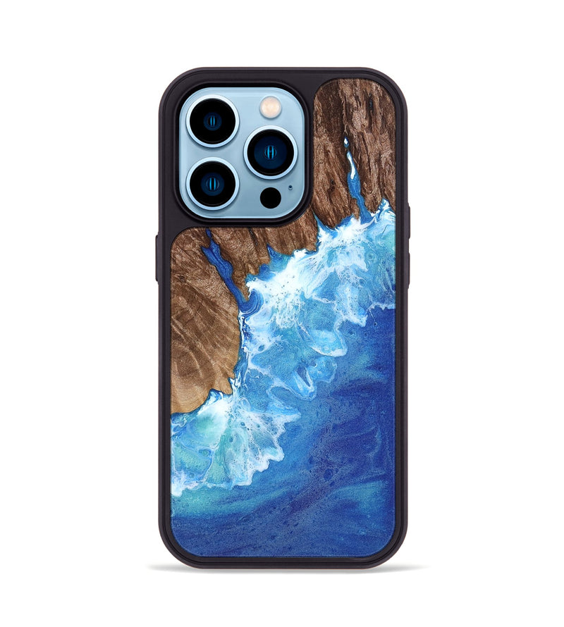 iPhone 14 Pro Wood Phone Case - Zetta (Coastal, 767691)
