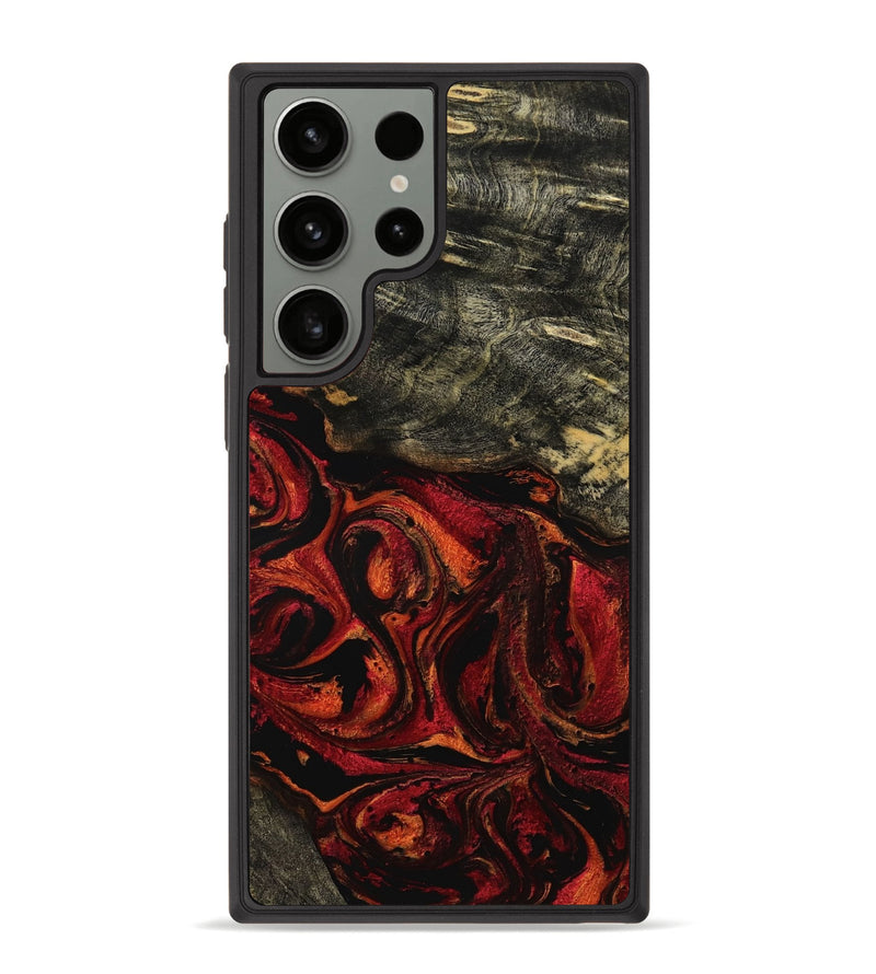 Galaxy S23 Ultra Wood Phone Case - Cloe (Red, 767721)