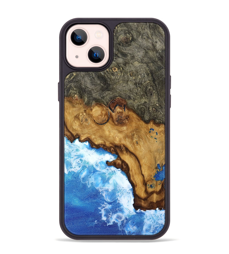 iPhone 14 Plus Wood Phone Case - Navy (Coastal, 767753)