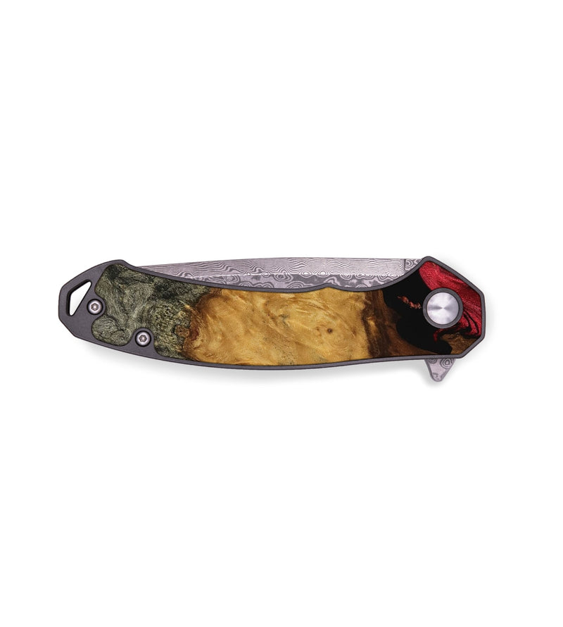 EDC Wood Pocket Knife - Latrice (Red, 767869)