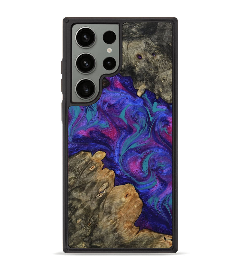 Galaxy S23 Ultra Wood Phone Case - Curt (Purple, 767884)