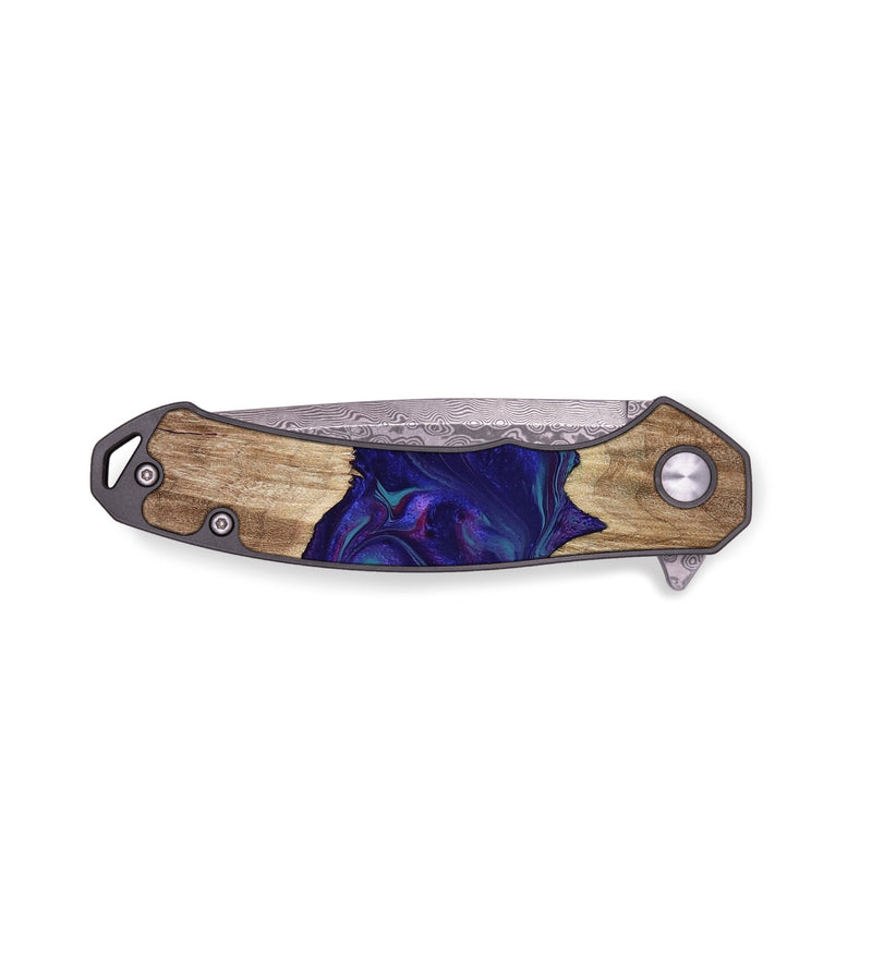 EDC Wood Pocket Knife - Gaston (Purple, 767907)