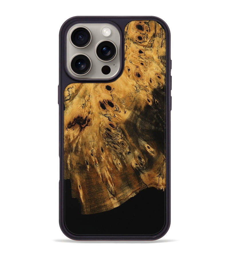 iPhone 16 Pro Max Wood Phone Case - Kanye (Wood Burl, 767913)