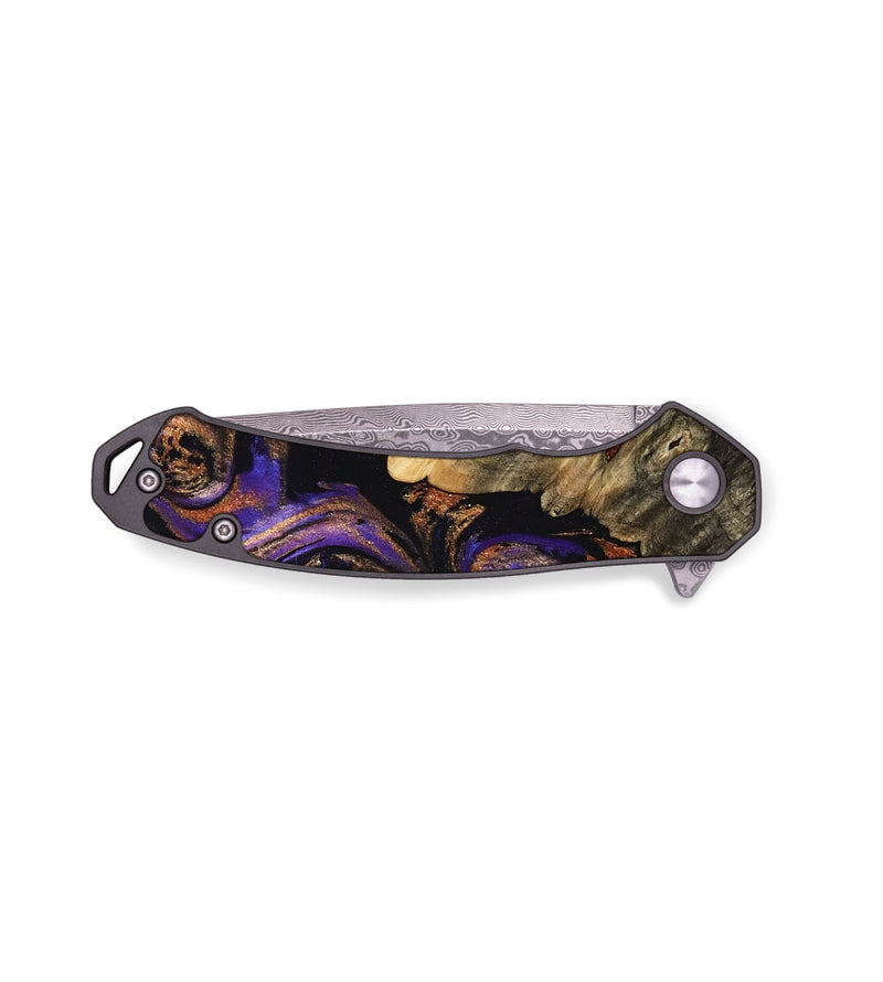 EDC Wood Pocket Knife - Lia (Purple, 767982)