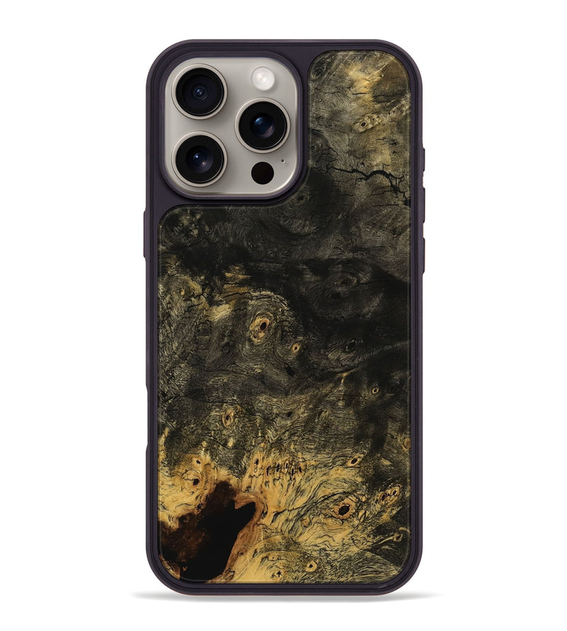 iPhone 16 Pro Max Wood Phone Case - Kitty (Wood Burl, 767998)